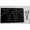 Plaque de transformation noire